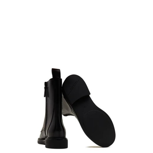 TORY BURCH Skórzane botki DOUBLE T COMBAT Tory Burch 39 Gomez Fashion Store