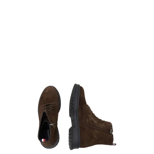 Buty zimowe męskie Tommy Hilfiger ze skóry 