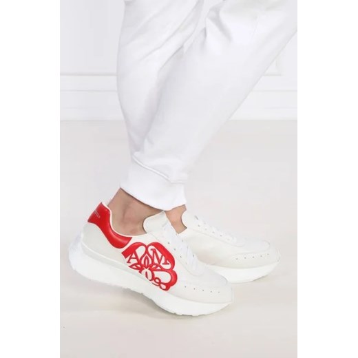 Alexander McQueen Skórzane sneakersy Sprint Runner 41 promocja Gomez Fashion Store