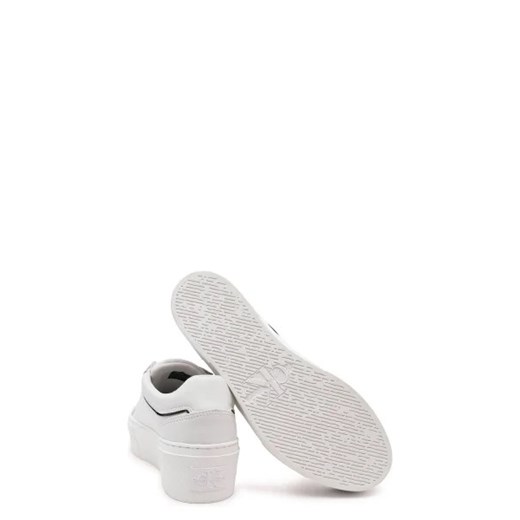 CALVIN KLEIN JEANS Skórzane trampki FLATFORM+ LOW BRANDED LACES 38 okazyjna cena Gomez Fashion Store