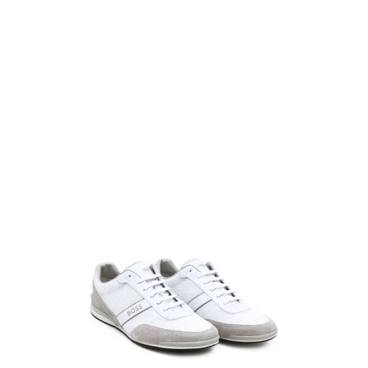BOSS BLACK Sneakersy Saturn_Lowp_merb | z dodatkiem skóry 44 okazja Gomez Fashion Store