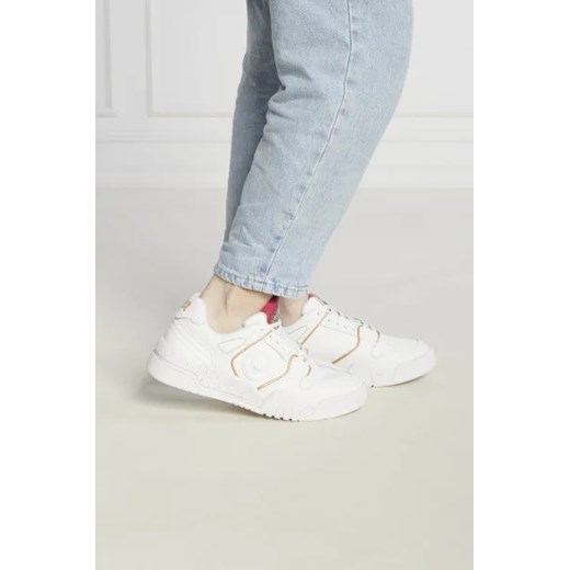 Buty sportowe damskie Just Cavalli sneakersy skórzane