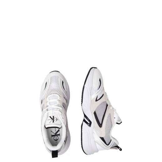 CALVIN KLEIN JEANS Sneakersy RETRO TENNIS | z dodatkiem skóry 36 Gomez Fashion Store promocyjna cena