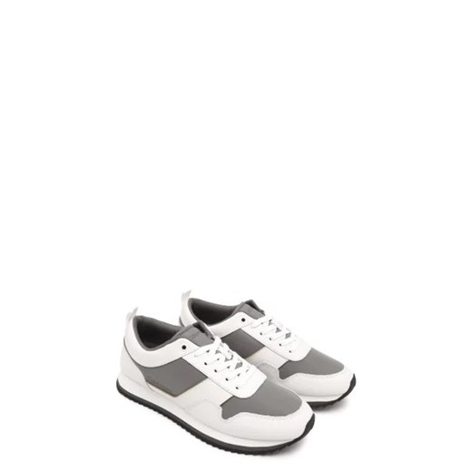 Calvin Klein Skórzane sneakersy LOW TOP LACE UP MIX Calvin Klein 44 okazja Gomez Fashion Store