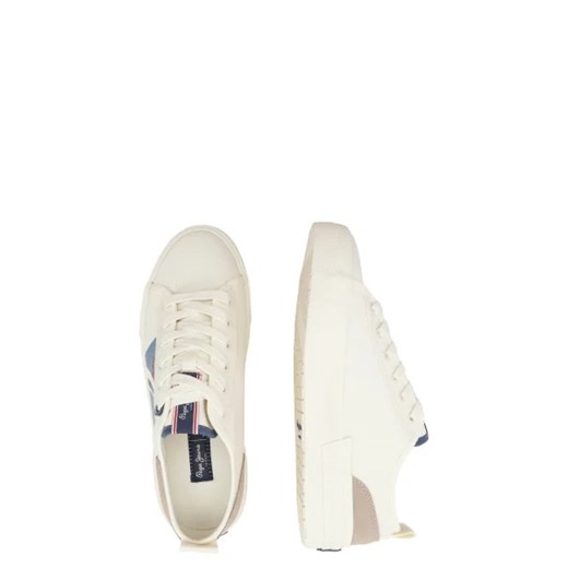 Pepe Jeans London Trampki ALLEN FLAG | z dodatkiem skóry 44 okazja Gomez Fashion Store
