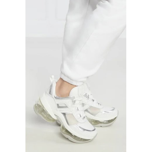 Buty sportowe damskie beżowe Michael Kors sneakersy z tworzywa sztucznego 