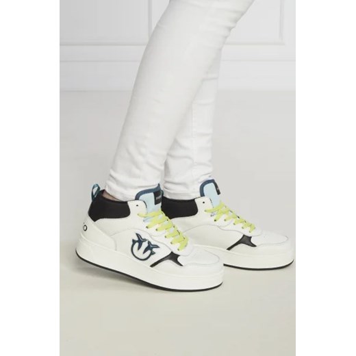 Buty sportowe damskie Pinko sneakersy z tworzywa sztucznego