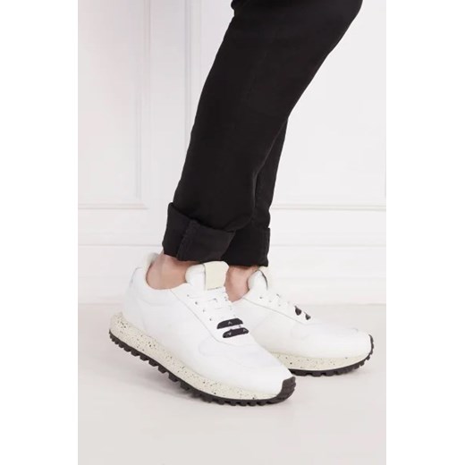 Buty sportowe męskie białe Emporio Armani skórzane 