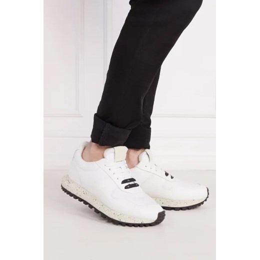 Buty sportowe męskie Emporio Armani skórzane