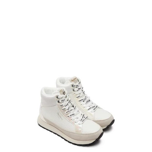 Pepe Jeans buty sportowe damskie sneakersy sznurowane na platformie 