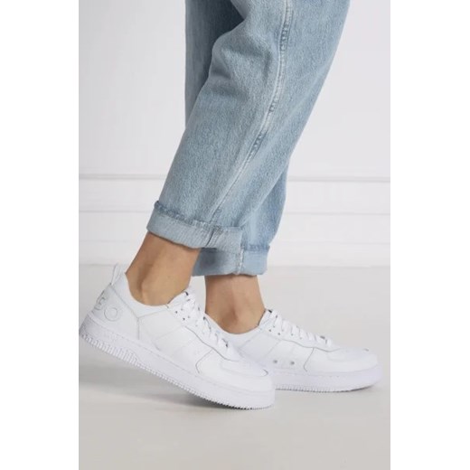 Buty sportowe damskie Hugo Boss sneakersy z tworzywa sztucznego