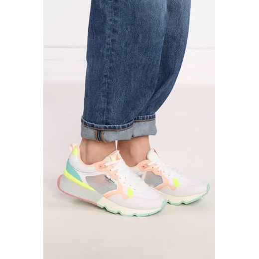Pepe Jeans London Sneakersy BRIT PRO BRIGHT W 38 okazja Gomez Fashion Store