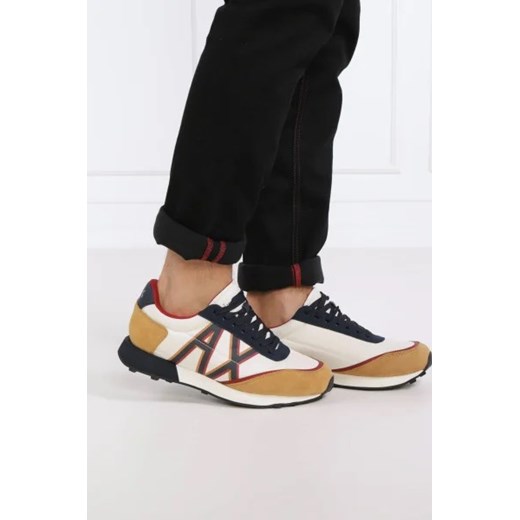 Buty sportowe męskie Armani Exchange wiosenne z tworzywa sztucznego