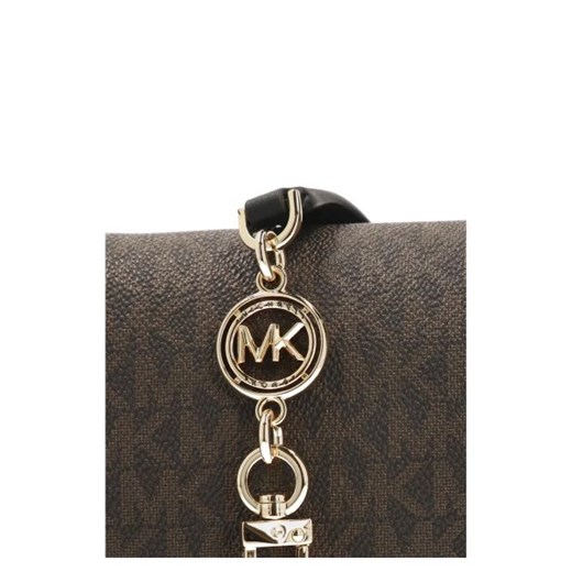 Michael Kors listonoszka matowa brązowa na ramię ze skóry