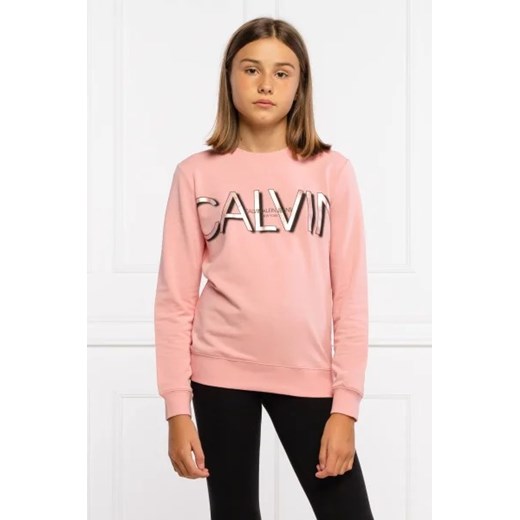 Bluza dziewczęca Calvin Klein z bawełny 