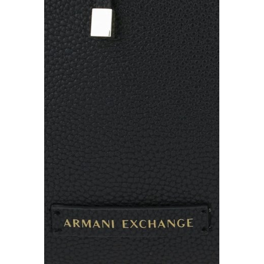 Armani Exchange Dwustronna shopperka + saszetka Armani Exchange Uniwersalny Gomez Fashion Store