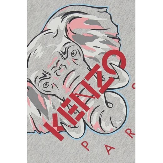 Szara bluzka dziewczęca Kenzo Kids 