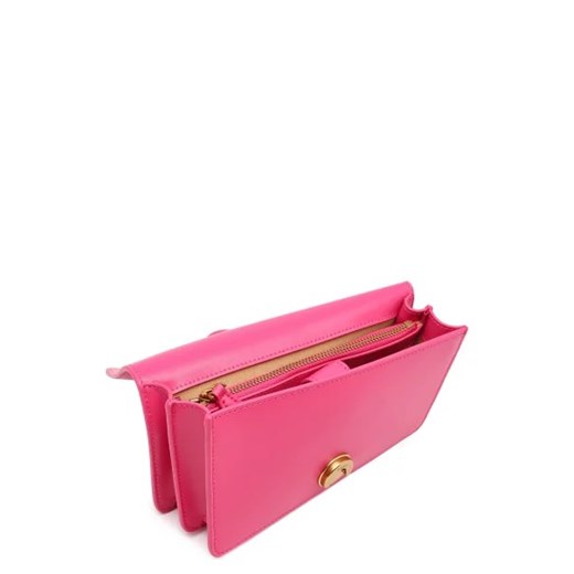 Pinko Skórzana torebka na ramię LOVE ONE MINI C Pinko Uniwersalny Gomez Fashion Store