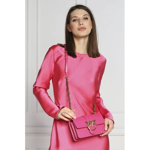Pinko Skórzana torebka na ramię LOVE ONE MINI Pinko OS Gomez Fashion Store