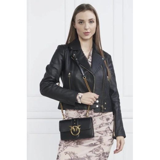 Pinko Skórzana torebka na ramię LOVE ONE MINI Pinko OS Gomez Fashion Store