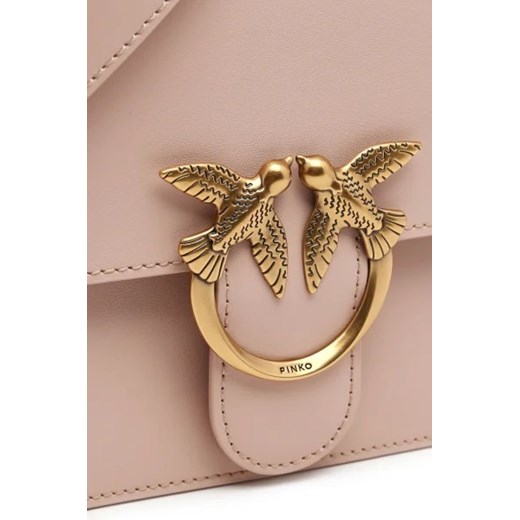 Pinko Skórzana torebka na ramię LOVE ONE TOP HANDLE CLASSIC LI Pinko Uniwersalny Gomez Fashion Store