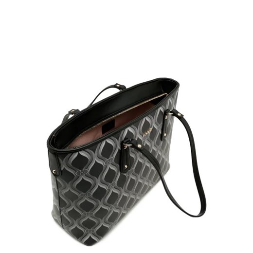 Shopper bag Liu Jo wielokolorowa z nadrukiem na ramię 