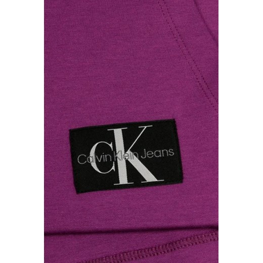 Dres dziewczęcy Calvin Klein fioletowy jesienny 