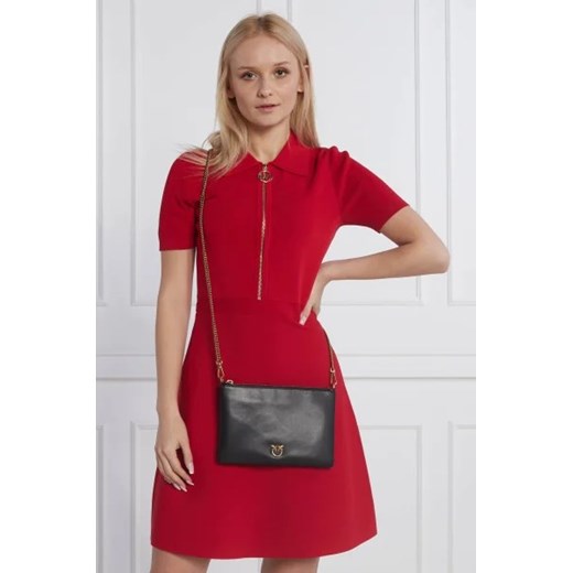 Pinko Kopertówka FLAT CLASSIC VITELLO SETA Pinko OS Gomez Fashion Store