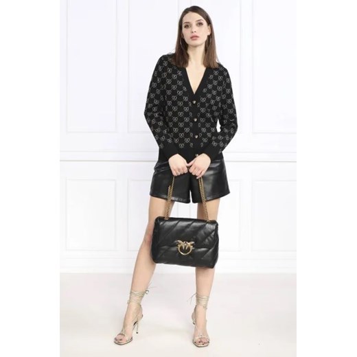 Pinko Skórzana torebka na ramię LOVE BIG PUFF CL SHEEP NAPPA Pinko OS Gomez Fashion Store