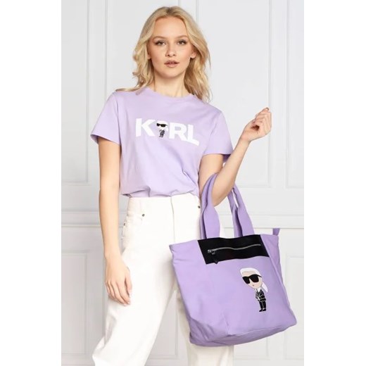 Karl Lagerfeld Shopperka k/ikonik 2.0 Karl Lagerfeld OS wyprzedaż Gomez Fashion Store