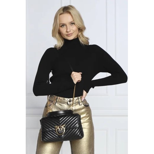 Pinko Skórzana torebka na ramię LOVE LADY PUFF CLASSIC Pinko OS Gomez Fashion Store