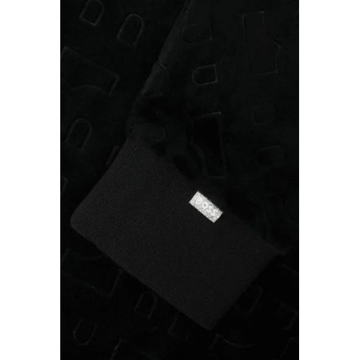 Sukienka dziewczęca czarna Boss Kidswear