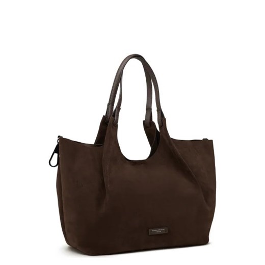 GIANNI CHIARINI Skórzana shopperka + saszetka Gianni Chiarini Uniwersalny Gomez Fashion Store