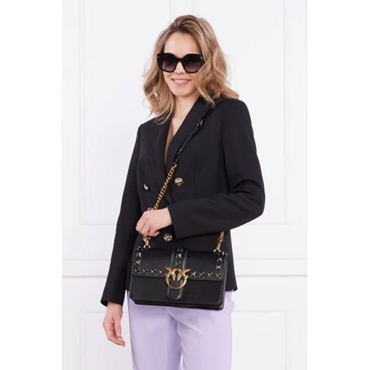 Pinko Skórzana torebka na ramię LOVE ONE CLASSIC CL VITELLO SE Pinko OS Gomez Fashion Store okazyjna cena