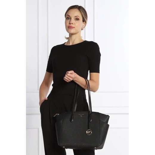 Michael Kors Skórzana shopperka MARILYN Michael Kors OS wyprzedaż Gomez Fashion Store