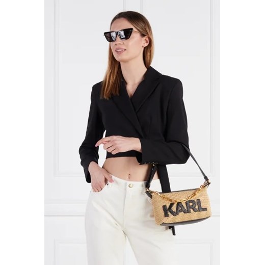 Karl Lagerfeld Torebka na ramię k/kushion raffia sm Karl Lagerfeld Uniwersalny wyprzedaż Gomez Fashion Store