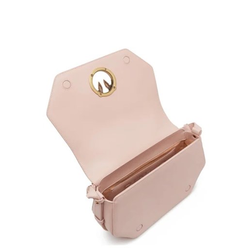 Pinko Skórzana torebka na ramię LOVE CLICK EXAGON CLASSIC VITE Pinko Uniwersalny Gomez Fashion Store