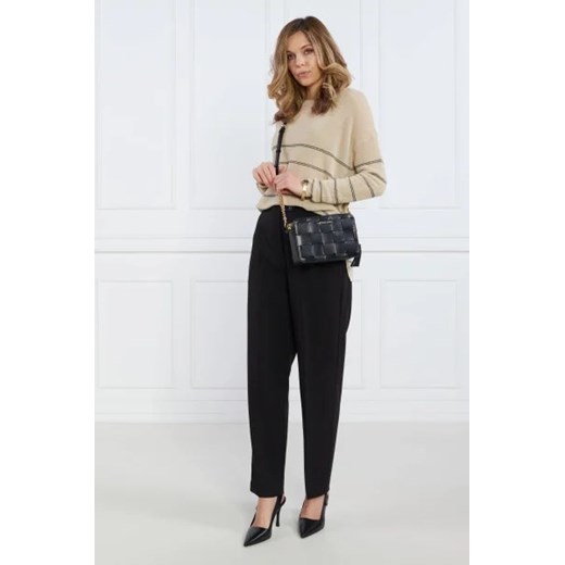 Listonoszka Michael Kors czarna elegancka ze skóry na ramię