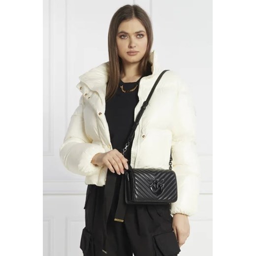 Kopertówka Pinko matowa elegancka skórzana