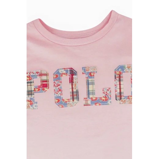 Bluzka dziewczęca Polo Ralph Lauren bawełniana 