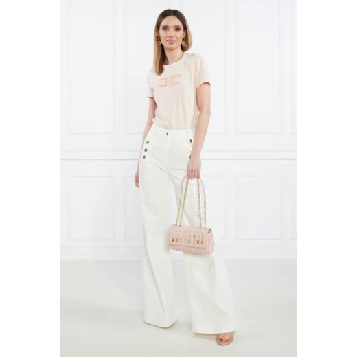 Kopertówka Love Moschino elegancka niemieszcząca a4 matowa