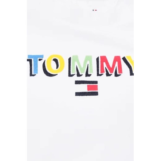 Bluzka dziewczęca Tommy Hilfiger bawełniana