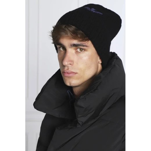 Emporio Armani Wełniana czapka Emporio Armani L wyprzedaż Gomez Fashion Store