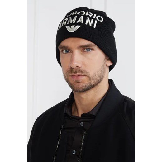 Emporio Armani Czapka Emporio Armani L okazyjna cena Gomez Fashion Store