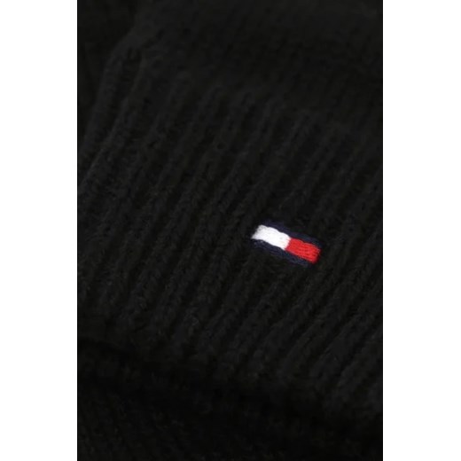 Tommy Hilfiger czapka zimowa męska czarna