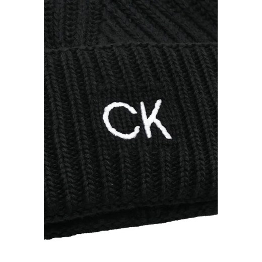 Calvin Klein Czapka ELEVATED | z dodatkiem wełny i kaszmiru Calvin Klein OS okazja Gomez Fashion Store
