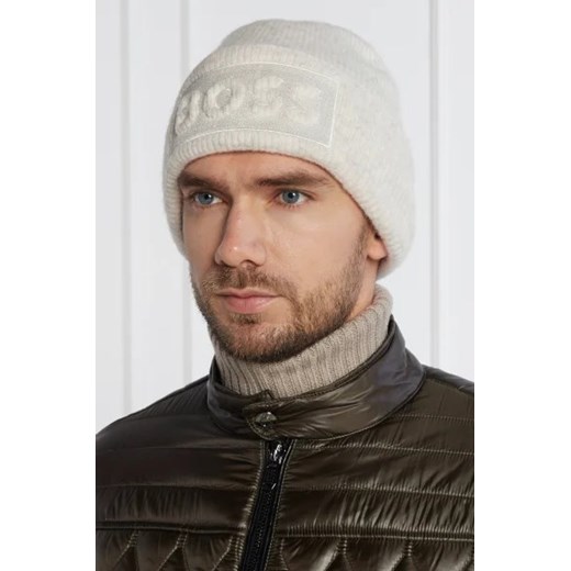 BOSS BLACK Wełniana czapka Monello OS wyprzedaż Gomez Fashion Store
