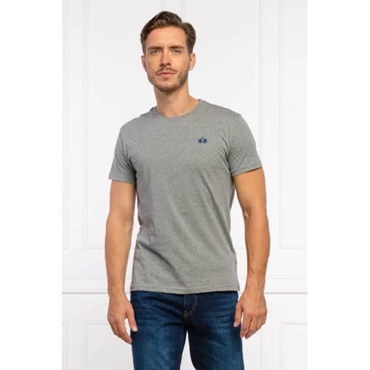 La Martina t-shirt męski z krótkimi rękawami