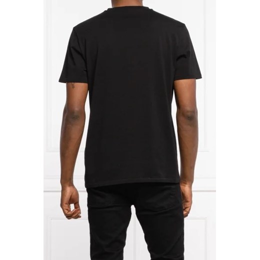 T-shirt męski Just Cavalli z napisami z krótkimi rękawami