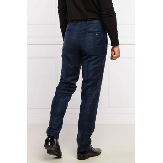 BOSS Wełniane spodnie H-Genius-Detail-214 | Slim Fit 56 okazyjna cena Gomez Fashion Store